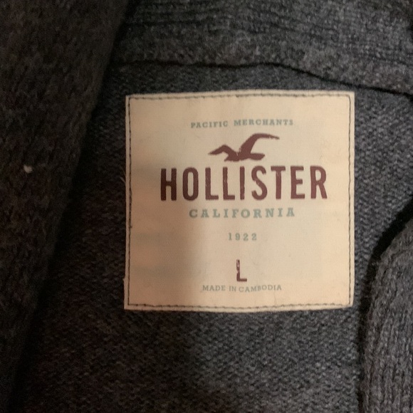 Mens Hollister size l cardigan - Picture 2 of 2